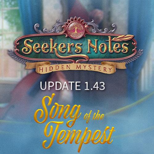 Seekers Notes. Update 1.43: Song of the Tempest