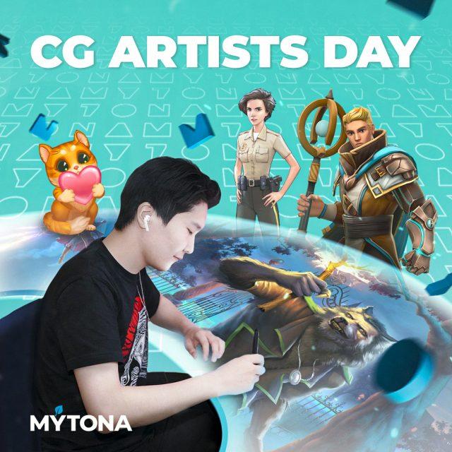 Oil paintings, fluid art, handmade clocks and other activities. How we celebrated CG Artist Day at MYTONA